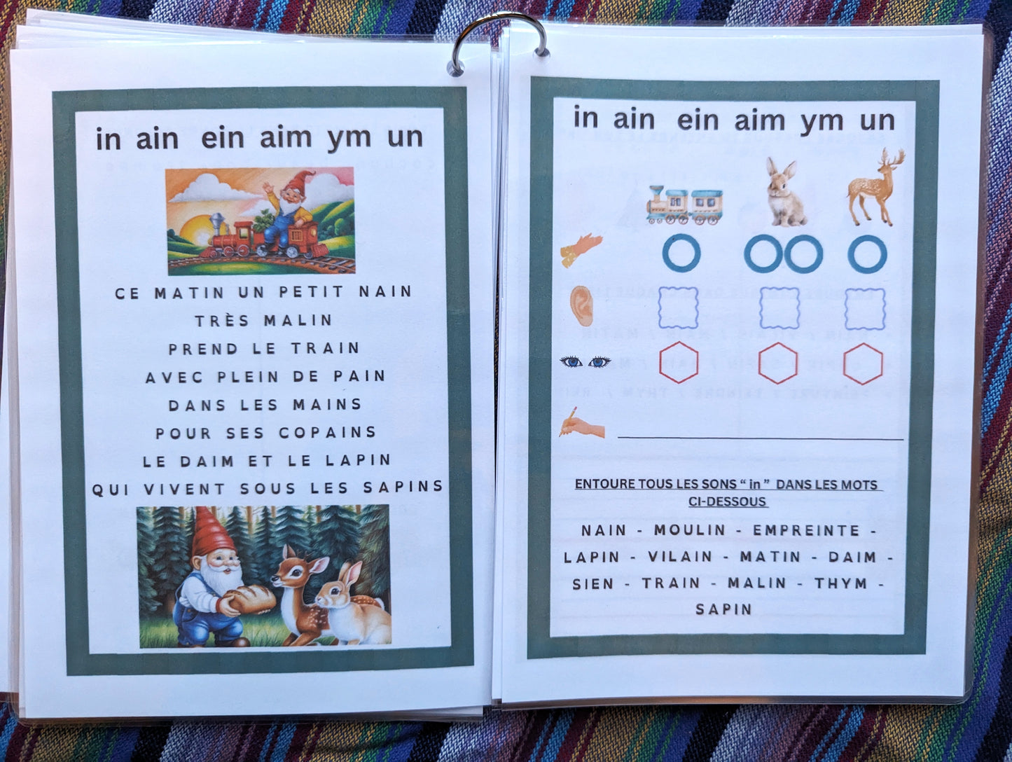 Livret 40 pages d'aide à l'apprentissage des sons complexes pour les dyslexiques